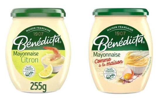 Bénédicta Mayonnaise Variety Pack, Citron and Comme à la Maison, French Recipe