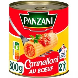Panzani Cannelloni au Boeuf, 800g