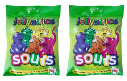 Jellyatrics Sours Jelly Sweets, Pack of 2