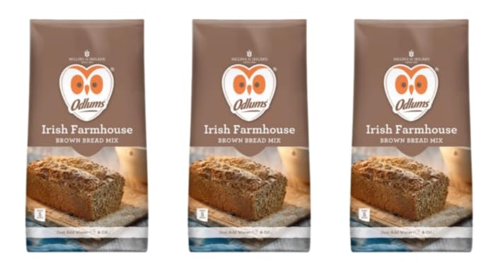 Odlums Irish Farmhouse Brown Bread Mix, Pack of 3
