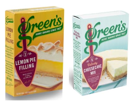 Green's Lemon Pie Filling and Cheesecake Mix, Baking Mix Bundle - (Pack of 2)
