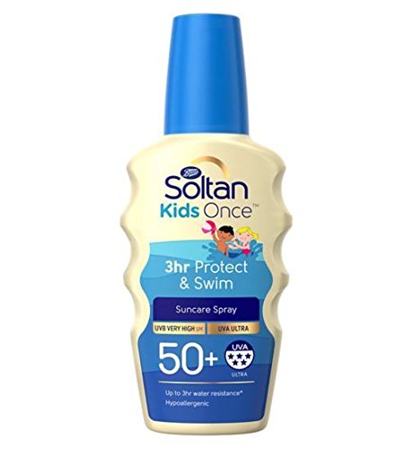 Soltan Once Kids 3hr Protect & Swim Spray - SPF50+, 200ml