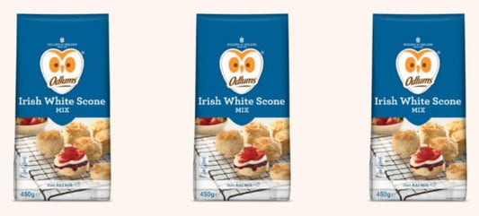 Odlums Irish White Scone Mix, Just Add Milk, Pack of 3