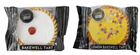 Pearls Bakewell Tart and Lemon Bakewell Tart.