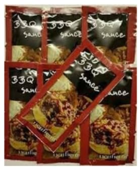 BBQ Sauce Packets, Smoky Flavour, Pulled Pork Topping - 100 Sachets