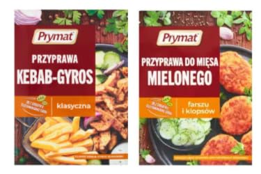 Prymat Kebab-Gyros and Mieloneго Seasoning Spice Mix, Classic Flavour, 2 Pack
