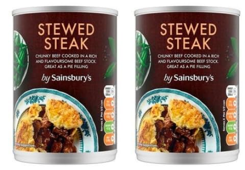 Sainsbury's Stewed Steak in Beef Stock