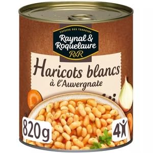 Raynal Et Roquelaure Haricots blancs cuisinés à l'Auvergnate 820g