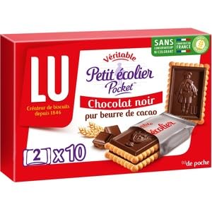 LU Petit Écolier Pocket Dark Chocolate Biscuits