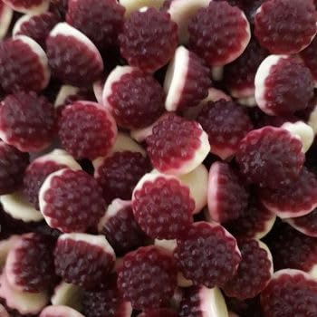 Rainbow Boysenberry & Cream Gummy Sweets, Fruit Flavoured Candy, 1kg