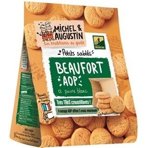 Michel & Augustin Petits Sablés Beaufort AOP et Poivre Blanc