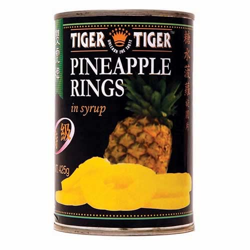 Tiger Tiger Pineapple Rings 24x425g