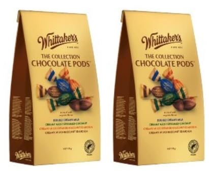 Whittaker's The Collection Chocolate Pods, Assorted Flavours, 2 Pack