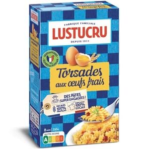 Lustucru Torsades aux Oeufs Frais With Fresh Eggs 250g