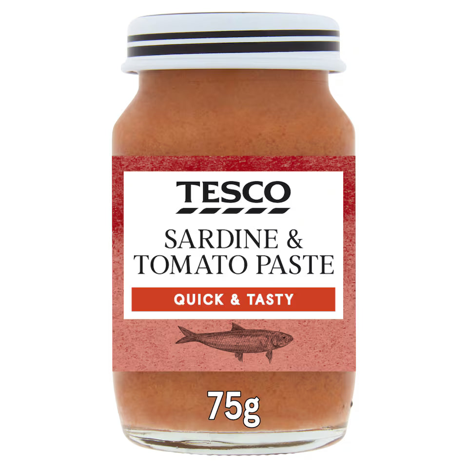 Tesco Sardine & Tomato Paste, 75g