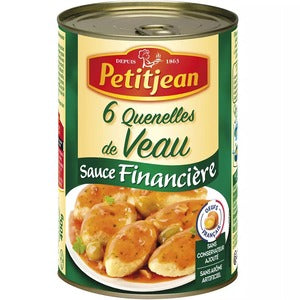 Petit Jean Quenelles Veau Sauce Financière 400g