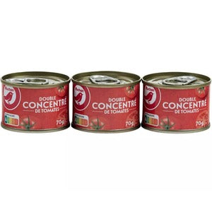 Auchan Double Concentre De Tomate 3x70g
