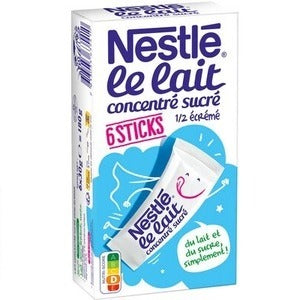 Nestle Lait Concentre Sucre 6 Sticks (6x30g)