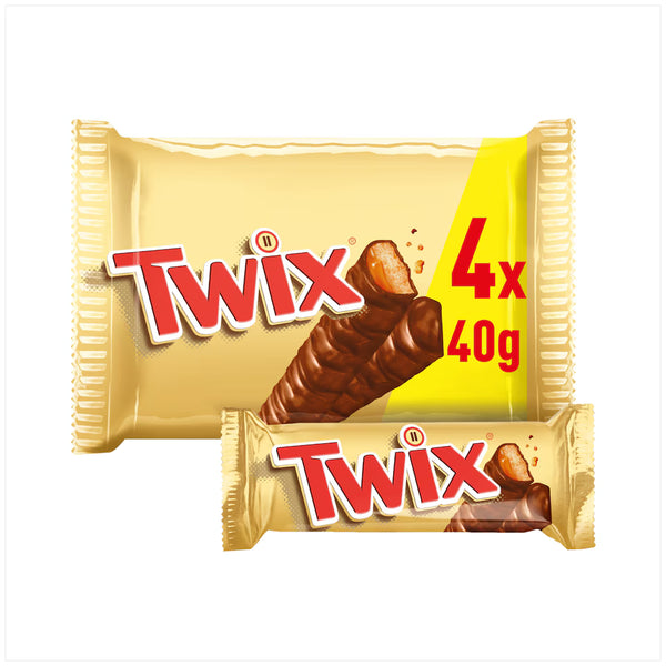 Twix 4x40g Chocolate Bars Multipack