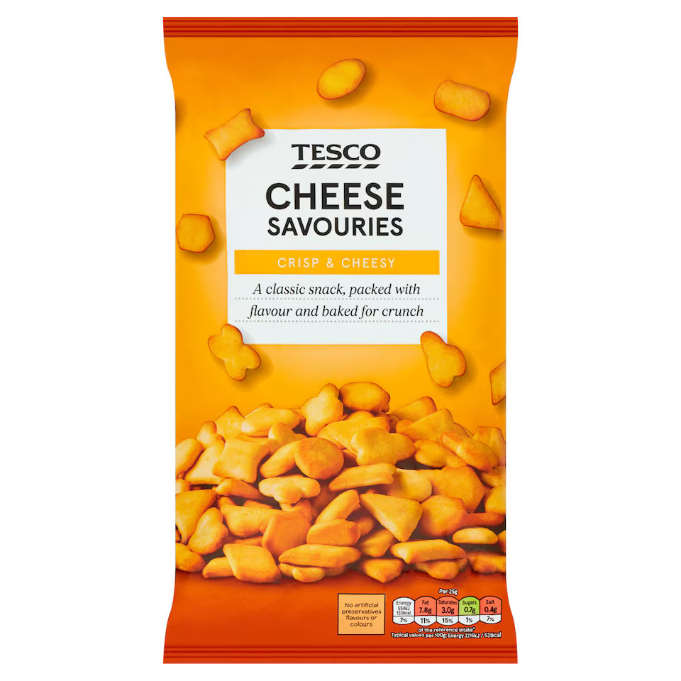 Tesco Cheese Savouries Snacks, 250g