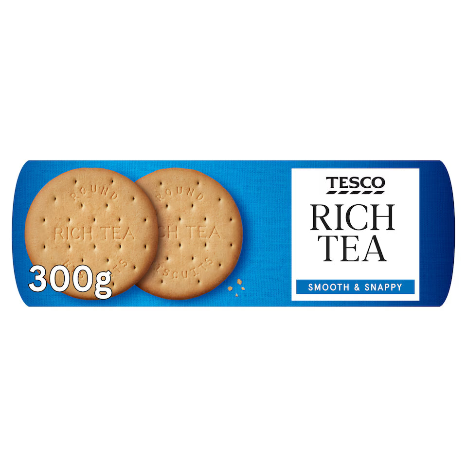 Tesco Rich Tea Biscuits, 300g