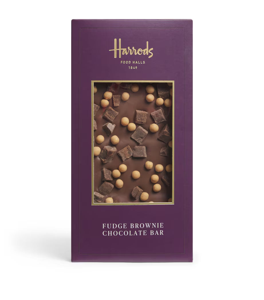 Harrods Fudge Brownie Topped Bar - 100g