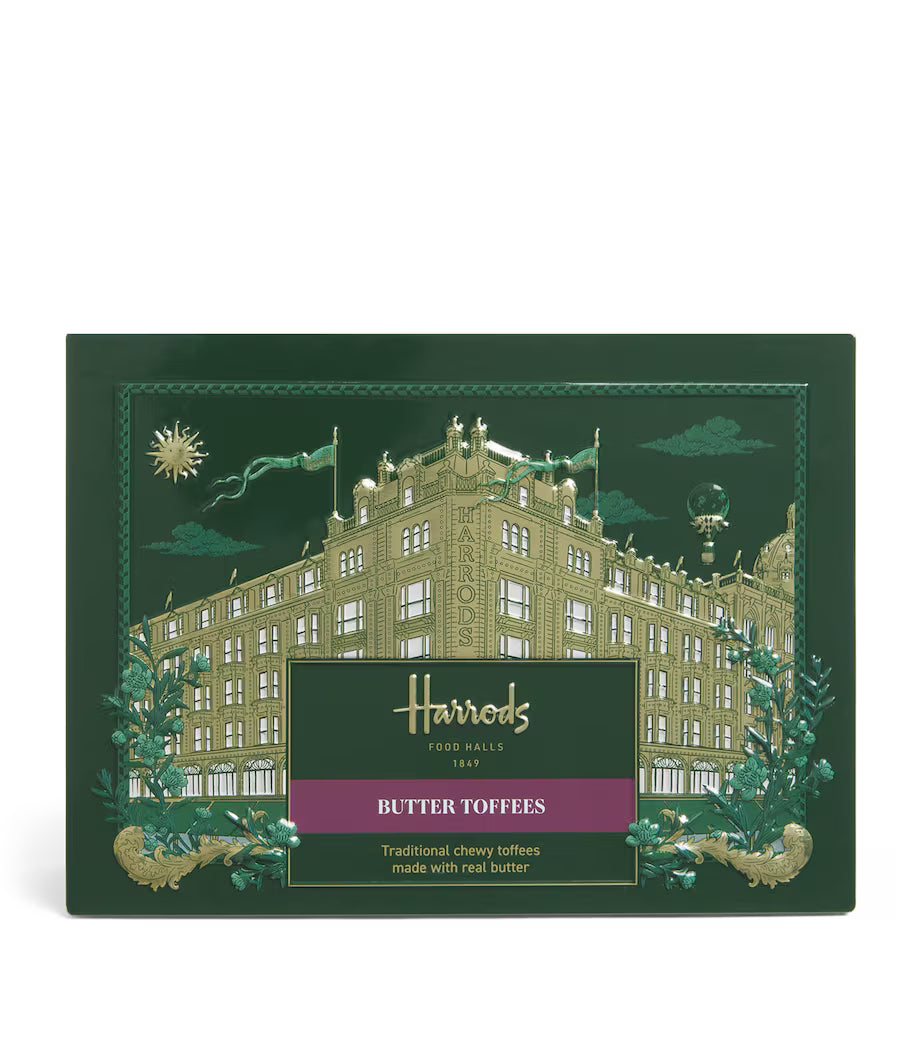 Harrods Butter Toffees Building Tin - 200g