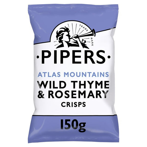 Pipers Wild Thyme & Rosemary Sharing Bag Crisps, 150g