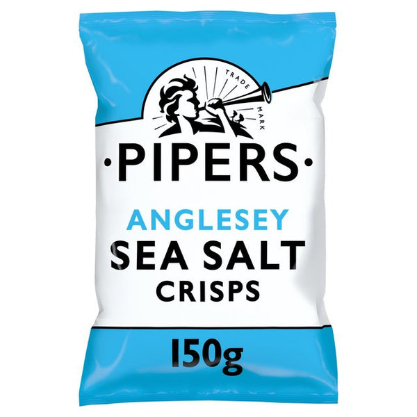 Pipers Anglesey Sea Salt Sharing Bag Crisps, 150g