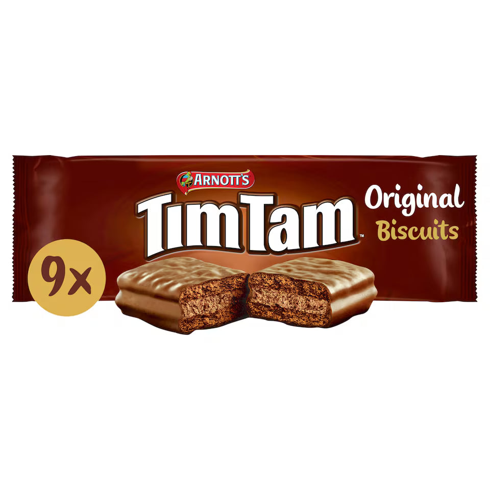 Tim Tam 6 Original Chocolate Biscuits Bars, 163g
