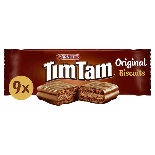 Tim Tam 6 Original Chocolate Biscuits Bars, 163g