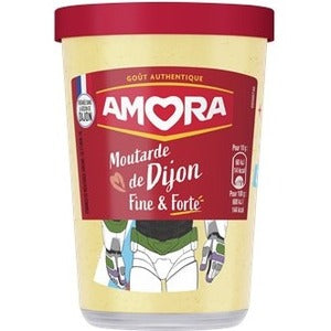 Amora Dijon Mustard Decorated Glass 185g