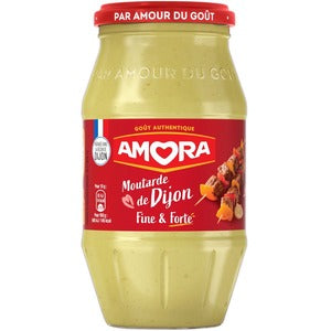 Amora Moutarde De Dijon Fine Et Forte 430g - (Mustard Smooth & Strong)