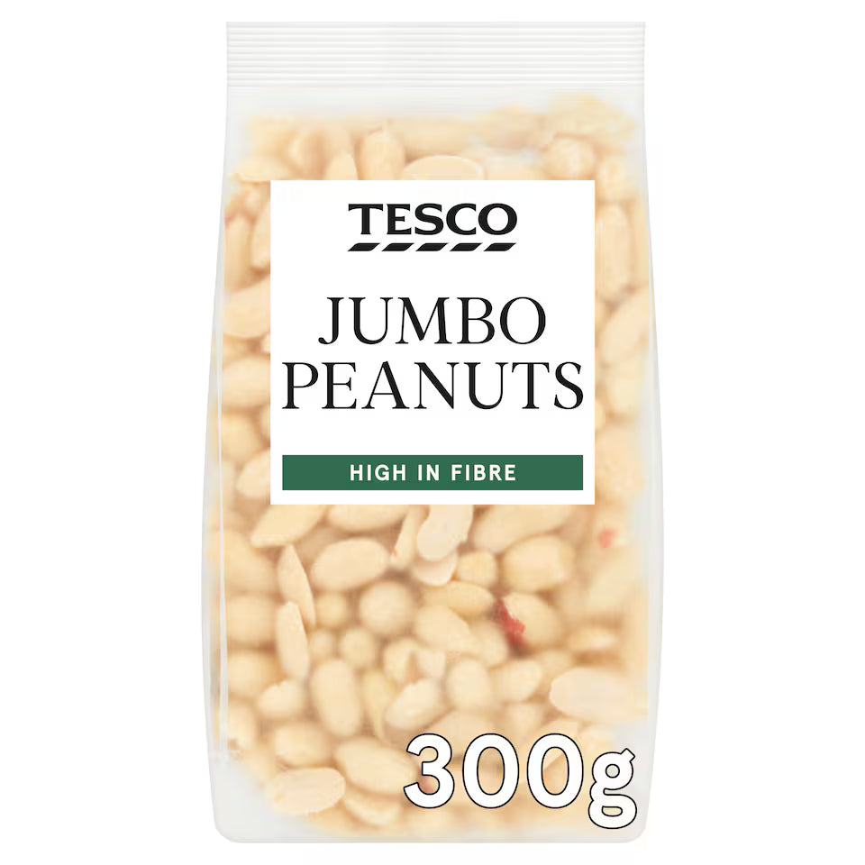 Tesco Jumbo Peanuts 300G
