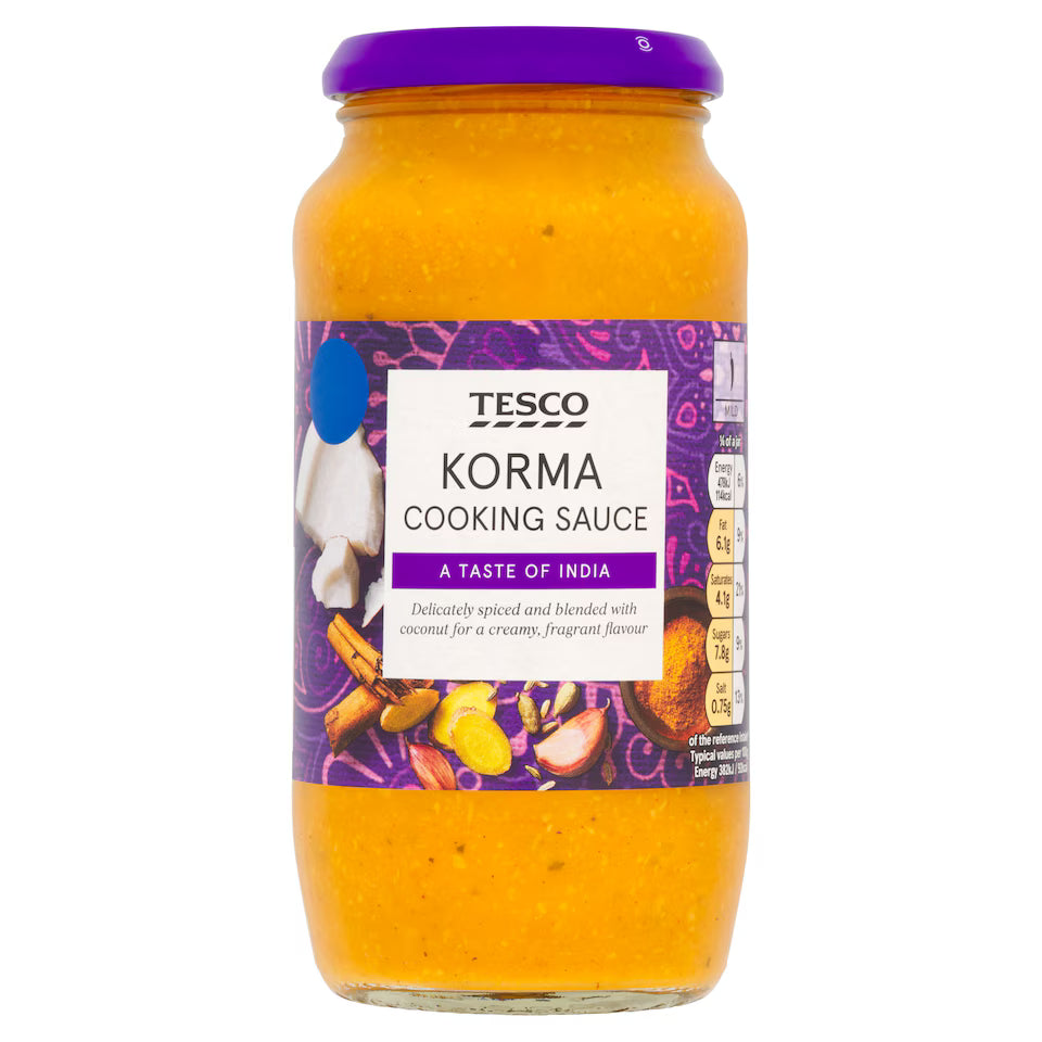 Tesco Korma Cooking Sauce, 500g