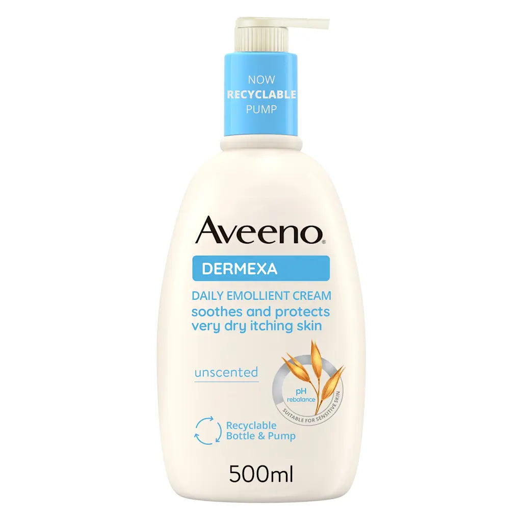 Aveeno Dermexa Daily Emollient Cream Body Lotion 500ml