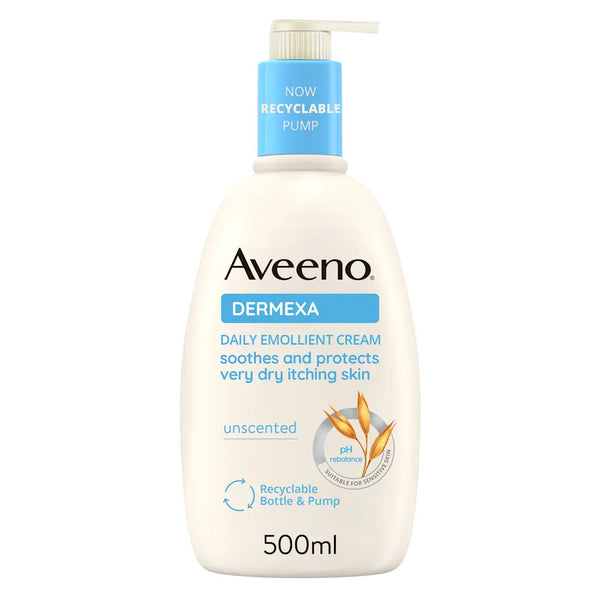 Aveeno Dermexa Daily Emollient Cream Body Lotion 500ml