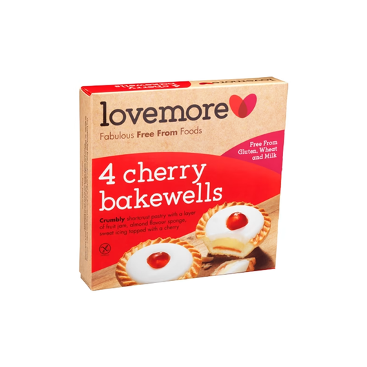 Lovemore 4 Cherry Bakewells 190g