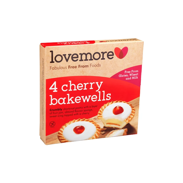 Lovemore 4 Cherry Bakewells 190g