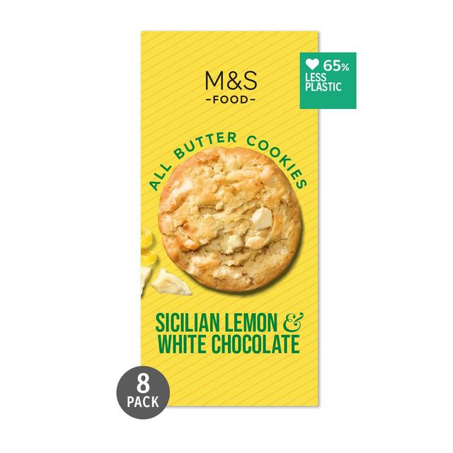 M&S Sicilian Lemon & White Chocolate Cookies, 200g
