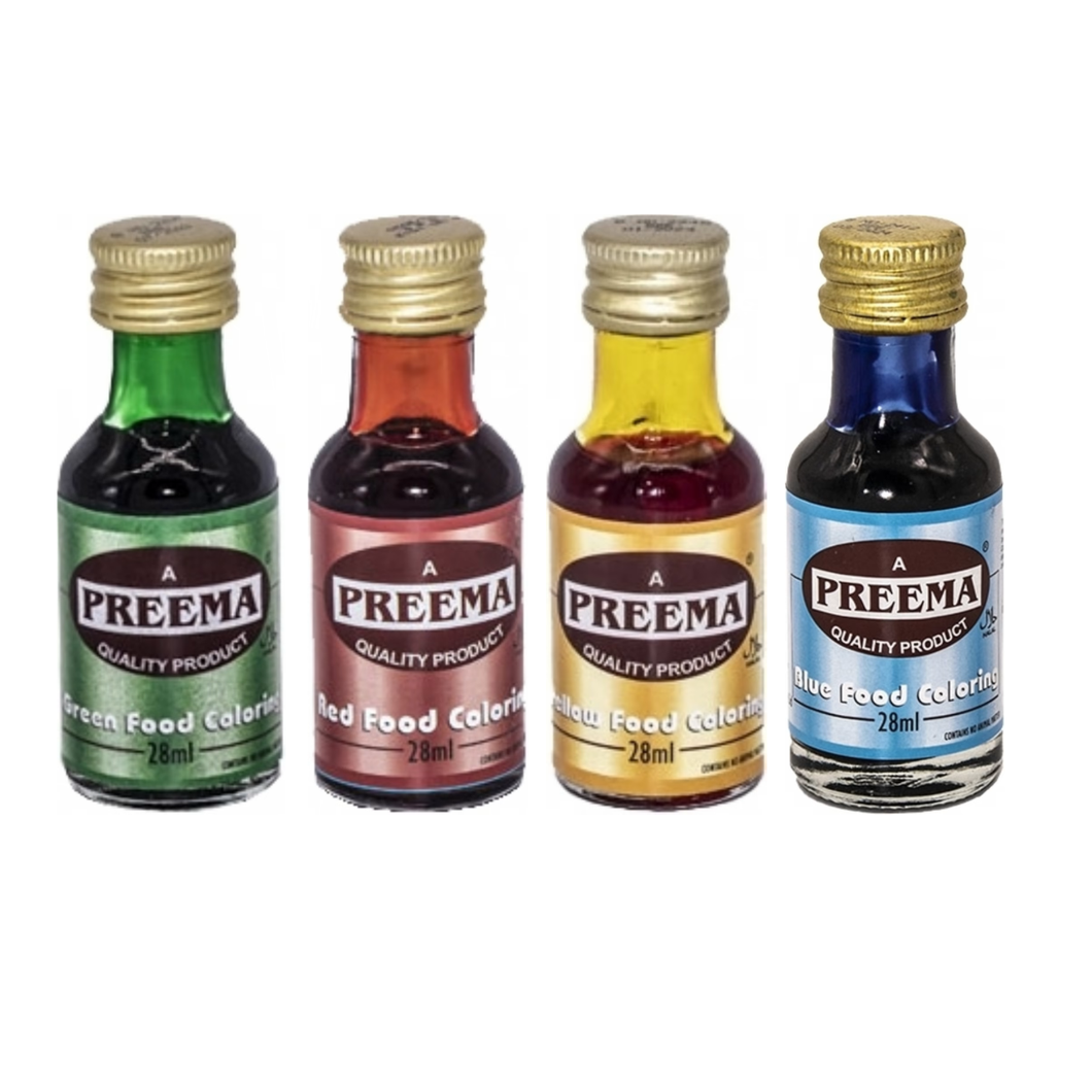 Preema Liquid Food Colouring Variety Pack