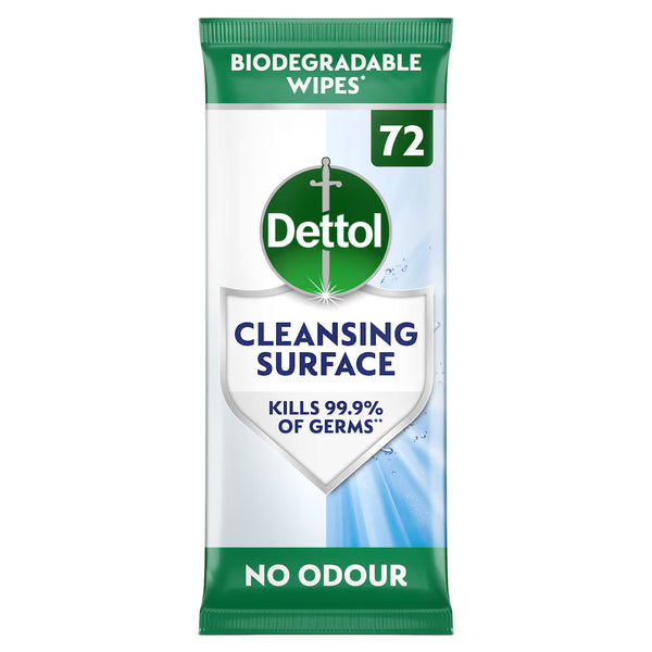 Dettol Antibacterial Multi Surface Cleaning Wipes 72 Pack