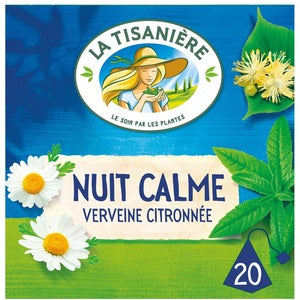 La Tisaniere French Herbal Tea - Calm Night, Verbena, Camomile, Citrus