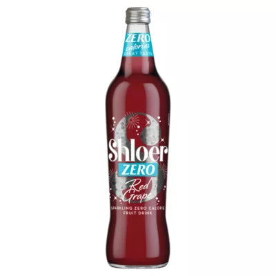 Shloer Zero Red Grape Sparkling Fruit Drink, 750ml