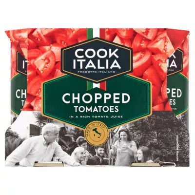 Cook Italian Chopped Tomatoes 4x400g