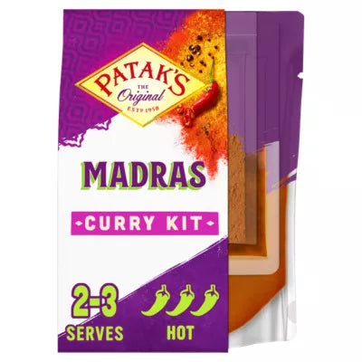Patak's South Indian Madras 3 Step Curry Kit, 270g