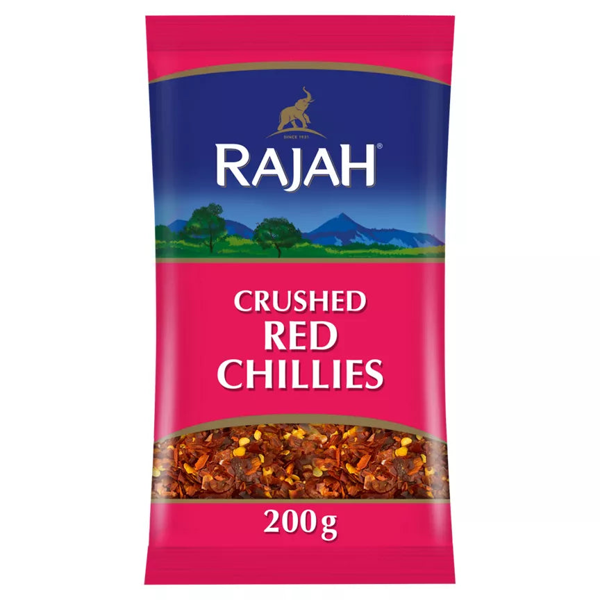 Rajah Crushed Red Chilli Whole, 200g