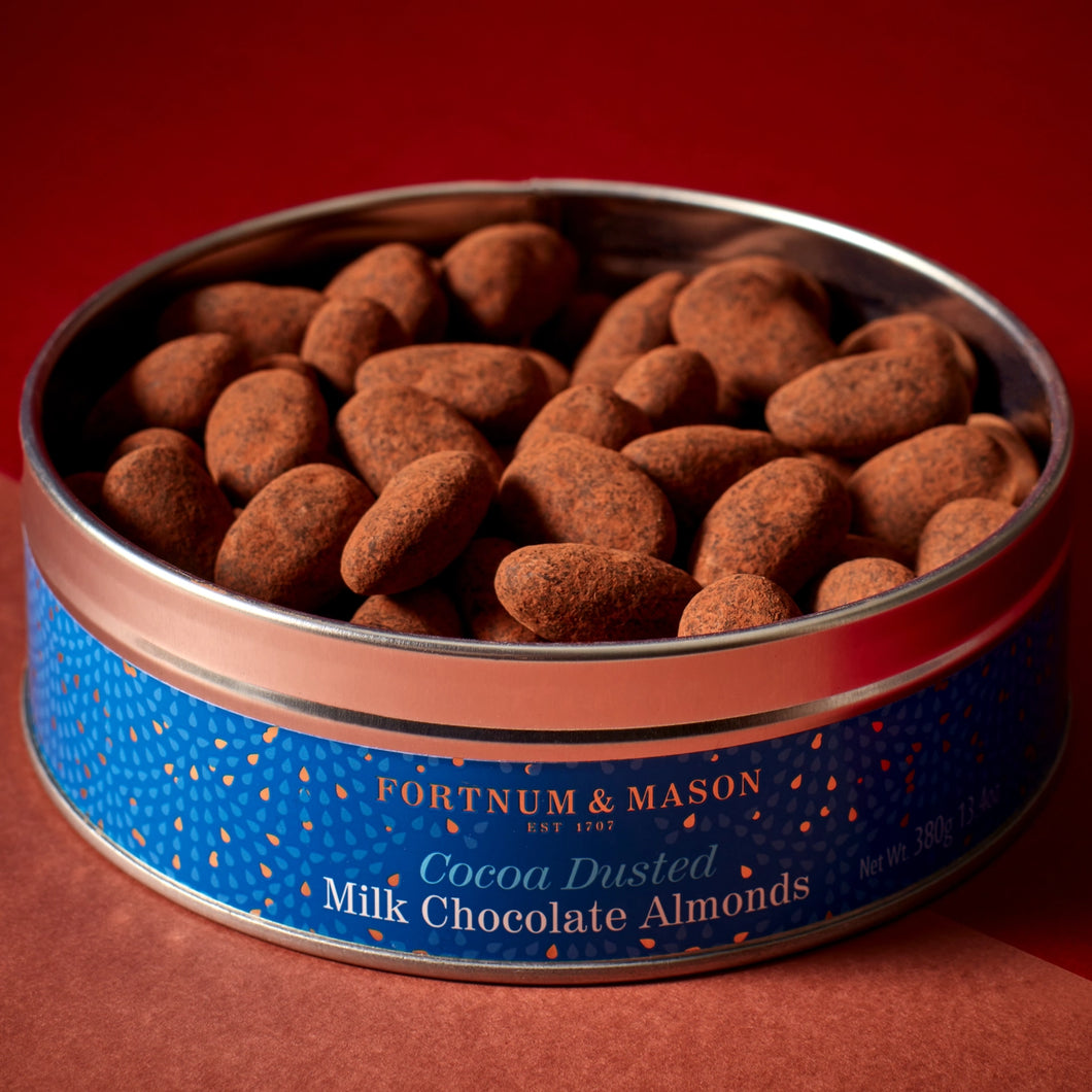 Fortnum & Mason Cocoa Dusted Milk Chocolate Almonds, 380g