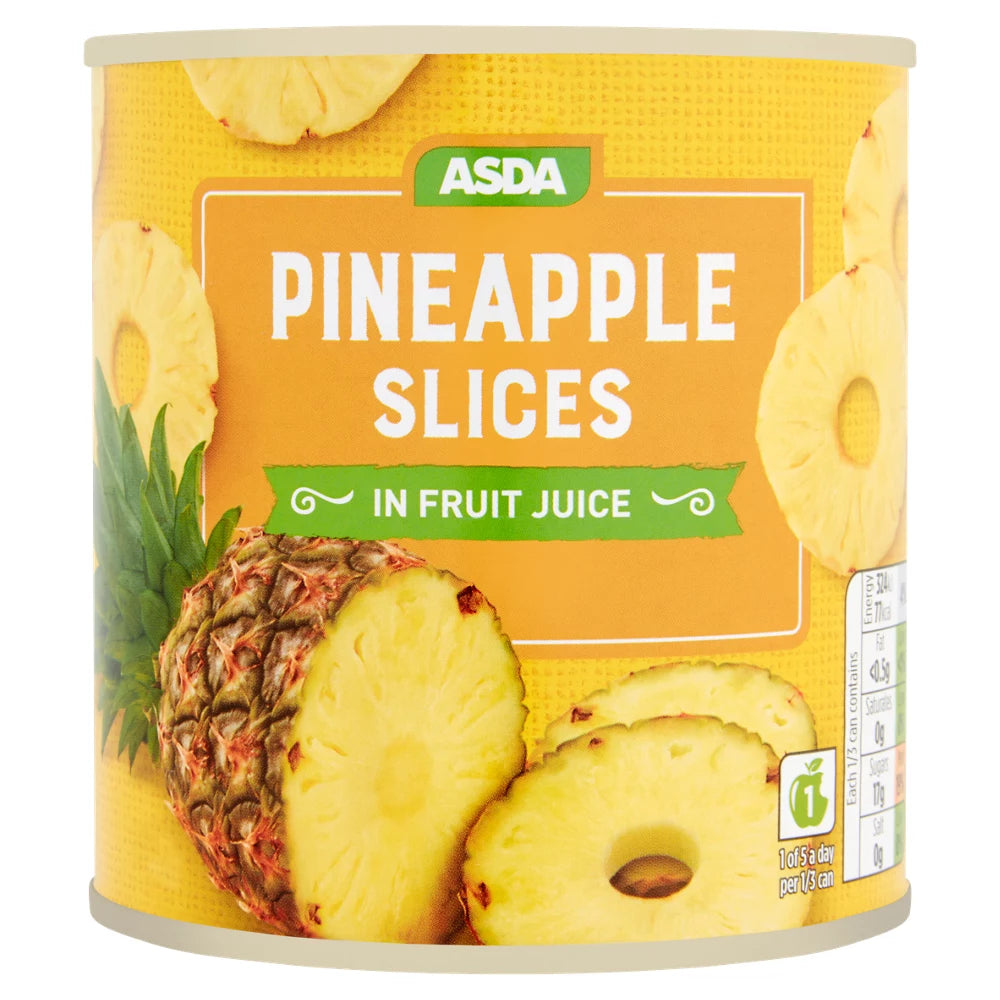 ASDA Pineapple Slices in Fruit Juice 432g