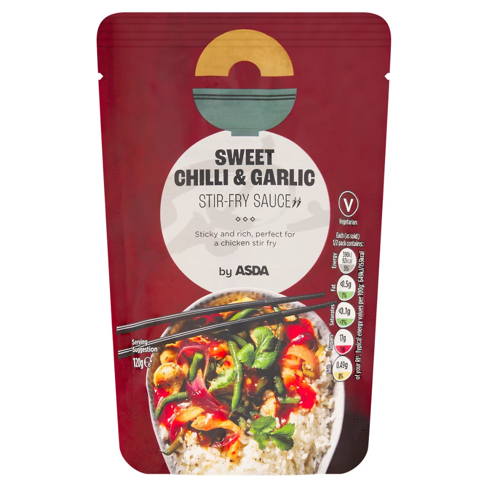 ASDA Sweet Chilli & Garlic Stir-Fry Sauce 120g